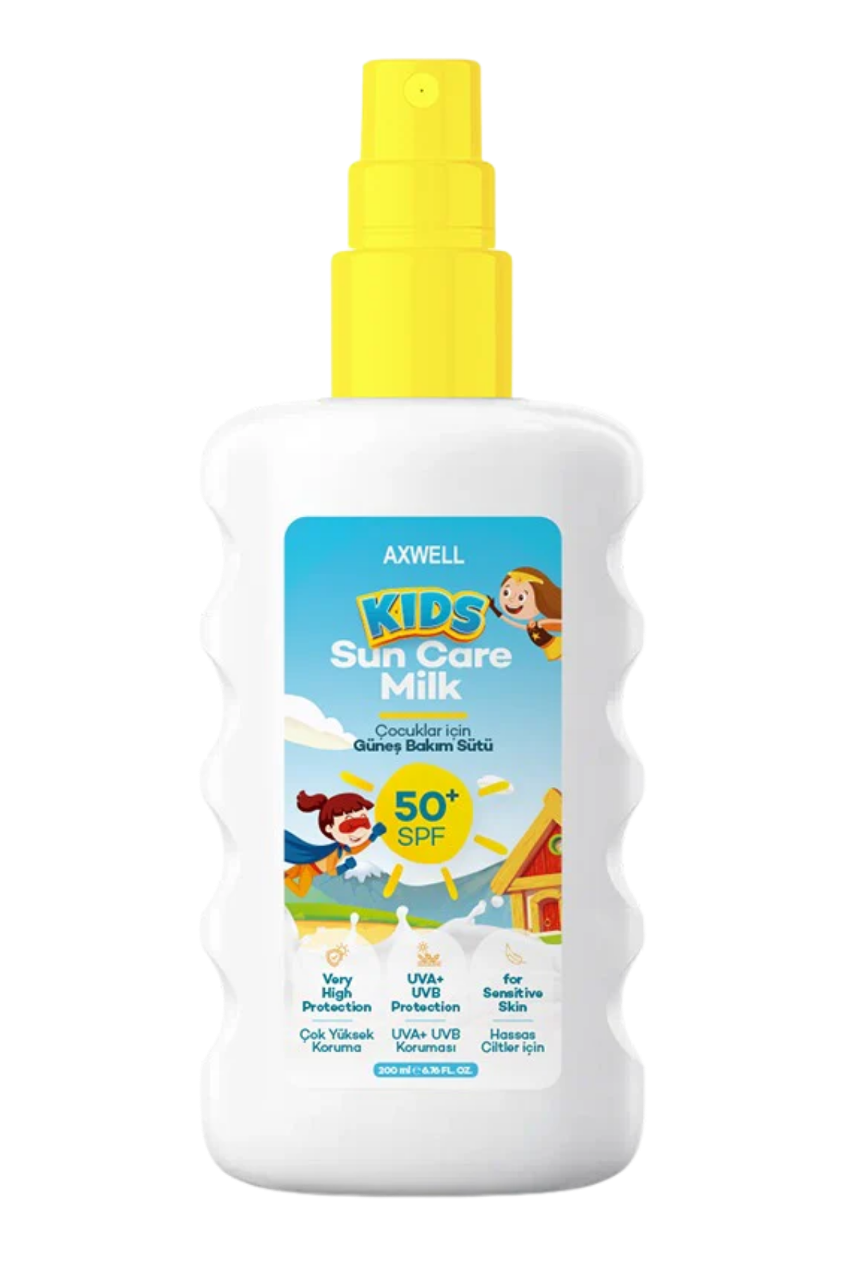 Axwell Children's Body Sun Care Milk Spray